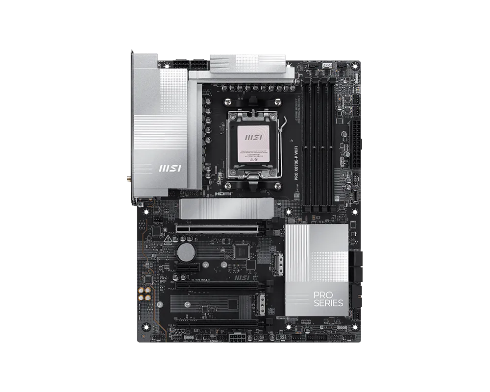 MSI PRO X870E-P WIFI Moederbor - X870E Atx Motherboard recensie en prijs